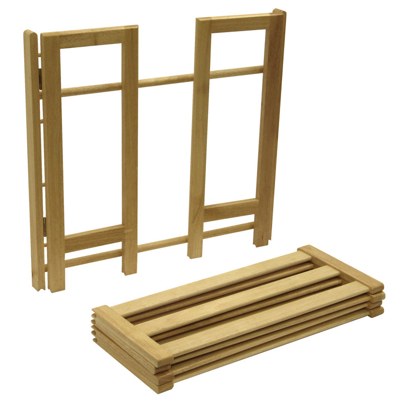 Baca 12 Pair Stackable Solid Wood Shoe Rack