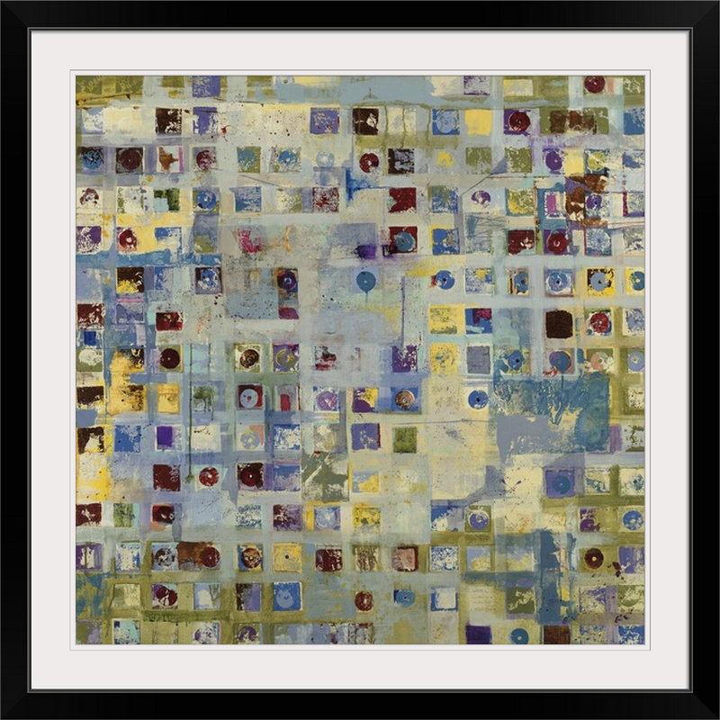 «Glensperth Gadabout» par Jill Martin, reproduction d'art, H 32 po x l 32 po x P 1 po, Cadre noir
