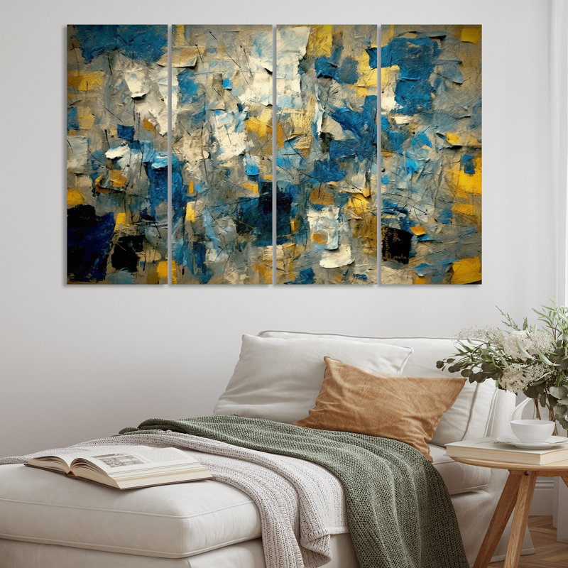 Ensemble de 4 pièces sur toile