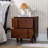 Modern Detail Drawer Solid Wood Bedside Table