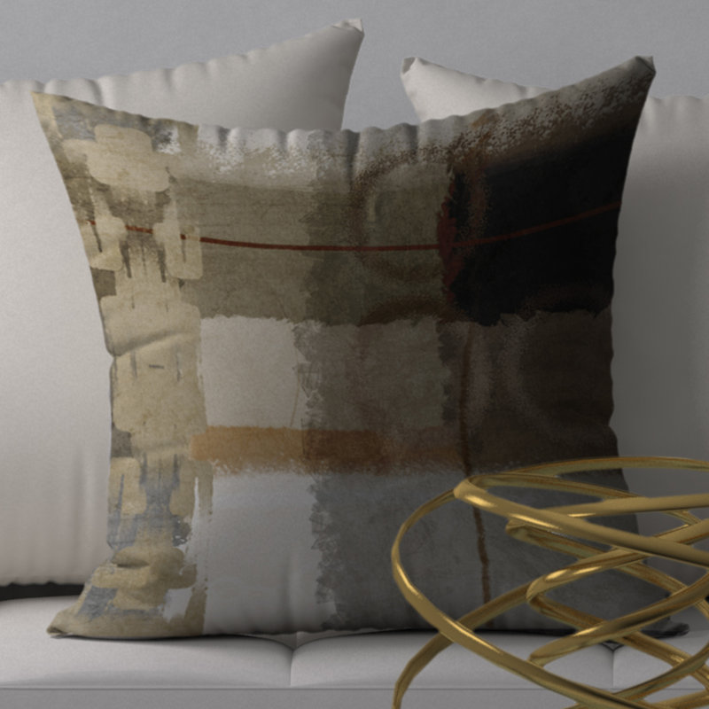 Housse de coussin décorative carrée enjoy Choice, 18" x 18"