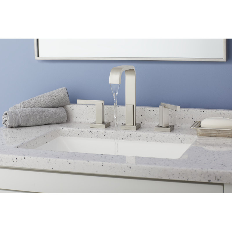 Sirius Trim Line Widespread Bathroom Faucet, Brushed Nickel