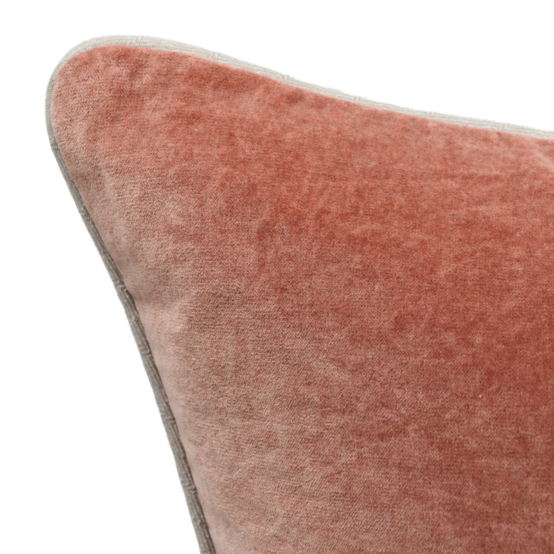 Harriet Pillow Cover & Insert, Rectangle 12"H x 16"W, Terra Cotta