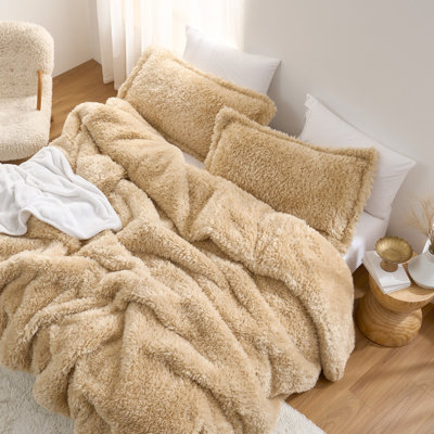 Woolly Mammoth - Coma Inducer® Comforter Set - Cream Taupe