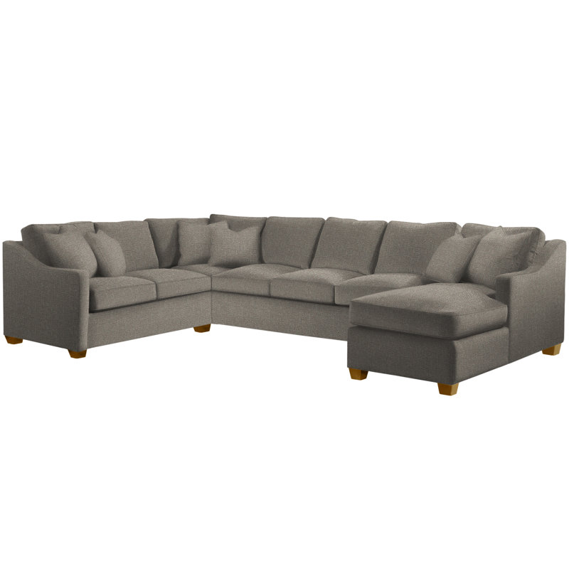 Oliver Sectional, Havana, Right Hand Facing, Gray Sugar Performance; 0863-84