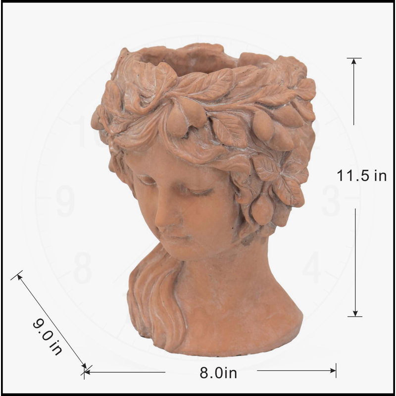 Pot à fleurs mural Visage Head