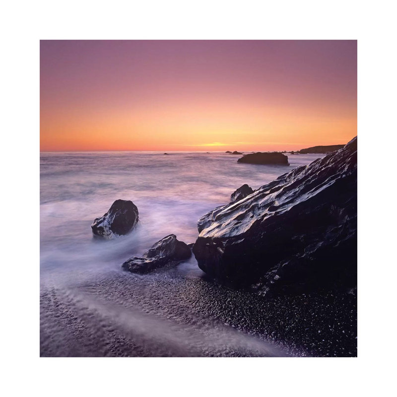 Sunset At San Simeon State Park Big Sur, California by Tim Fitzharris - Gallery-Wrapped Canvas Giclée on Canvas, Canvas