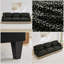 Canapé modulaire 100% chenille 100 po à imprimé léopard et bord pampille - Canapé modulaire moderne, assise profonde ergonomique, facile à assembler, vert et noir-564414486