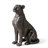 23.25''H MGO Bronze Leopard Statue