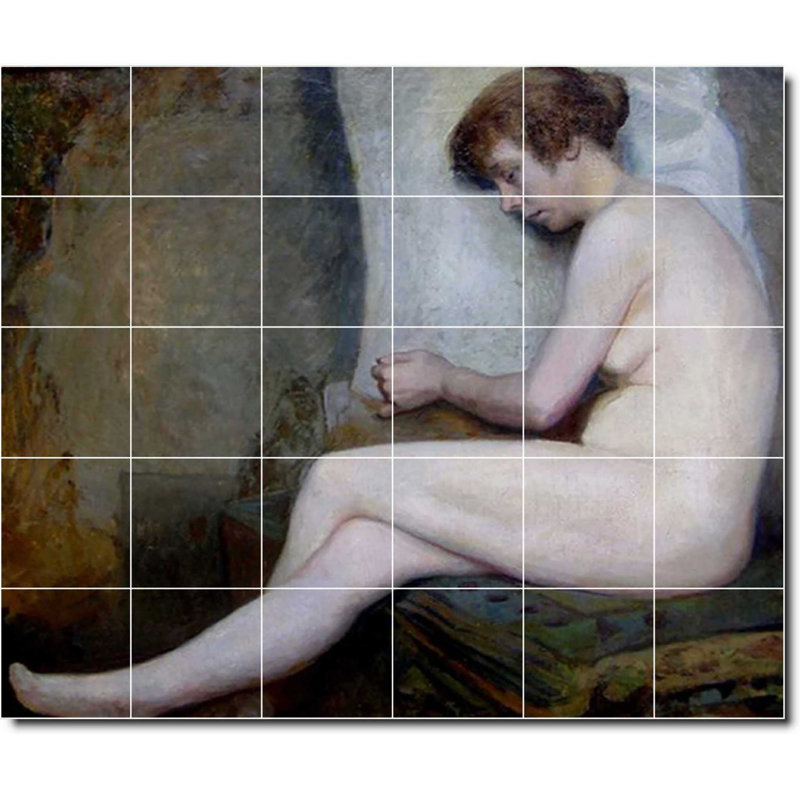 Carreau de céramique décorative 36 po x 30 po 6 po x 6 po, Nu 05300