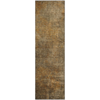 Premium Machine Washable Cerrito AMF593 Brown Rug
