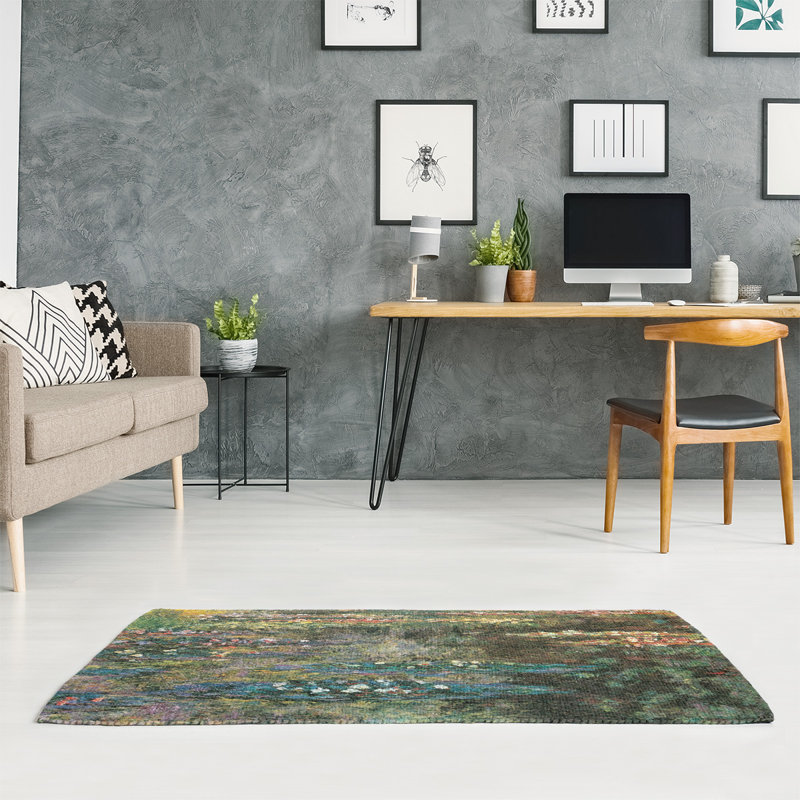 Chenille Floral Indoor Rug, Rectangle 3' x 5'