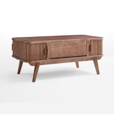 Modern Nordic solid wood coffee table
