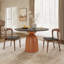 Round Solid Wood Pedestal Dining Table 39"/43"-1597365411-1597365437