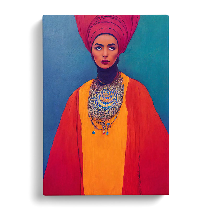 Beauty Of A Woman - Print, No Matte, 50cm H x 35cm W x 3cm D, Wrapped Canvas