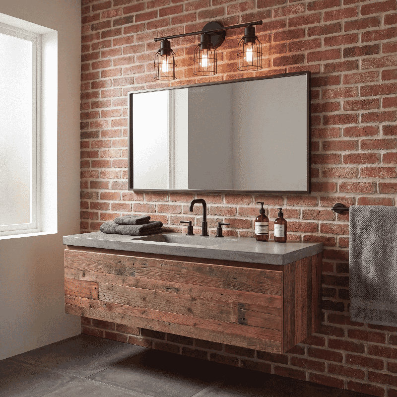 Romeo 3 - Light Dimmable Vanity Light, Oil Rubbed Bronze