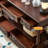 Retro Multifunctional Console Table