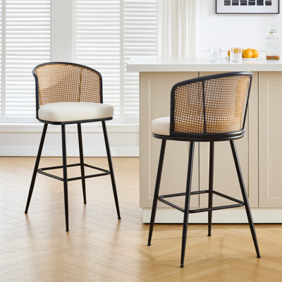 Tabouret rembourré Cane