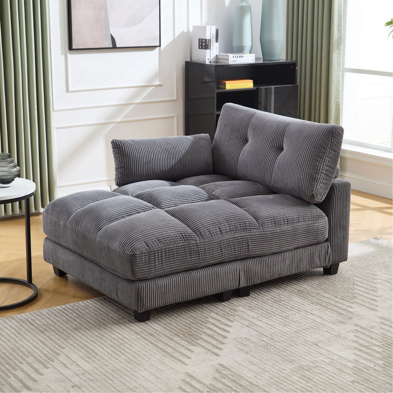 UNITED WE WIN Sleeper Sofa Couch Bed, Gray