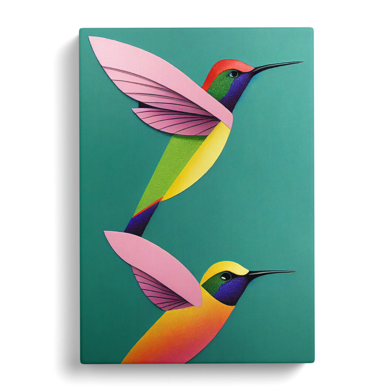 Armadeo Hummingbird Vol.3 - Wrapped Canvas, 60cm H x 40cm W x 3cm D