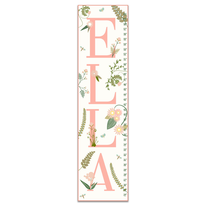 Tableau de croissance personnalisable floral Tucker
