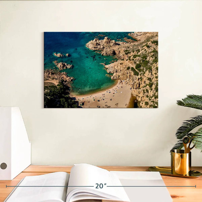 Gillard Sardinia Coastline, 8" H x 12" W