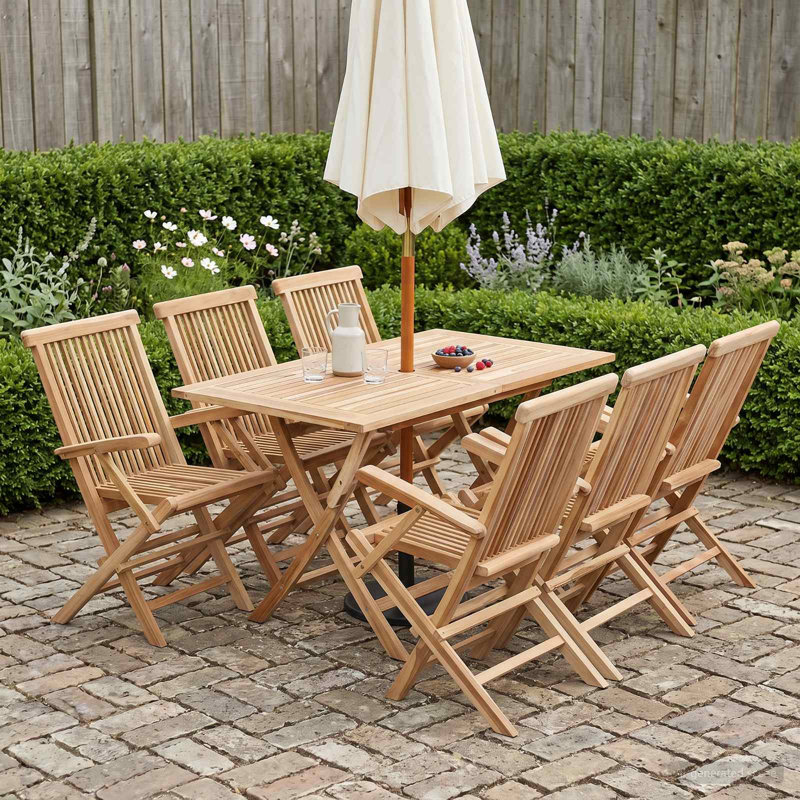 Patio Dining Set with, 6