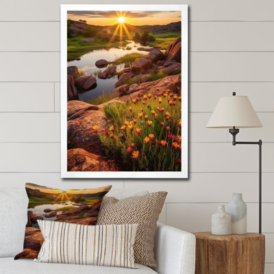" Oklahoma Wichita Mountains Sunset "