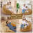7ft Pre-filled Memory Foam Bean Bag Chair-276360954-275931866