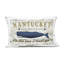 Coussin d'extérieur imprimé homard Chesapeake Bay, design par Jennifer Pugh