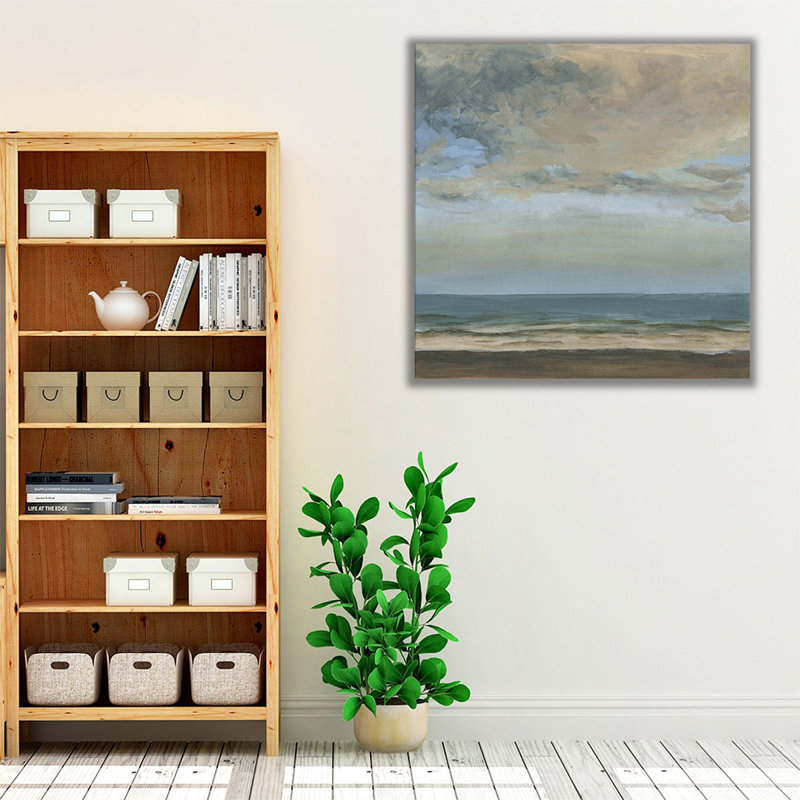 Tempéré, crépuscule I - reproduction d'art sur toile, H 12 po x l 12 po