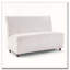Causeuse beige en tissu Boucle