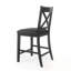 Ensemble de 2 tabourets rembourrés en bois avec dossier en croix-1790366326-1790366327
