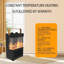 Chaufferette portative électrique pour foyer 1500W, flamme à DEL 3D, double, pour l'intérieur, la maison, le bureau, le chauffage de décoration de Noël avec