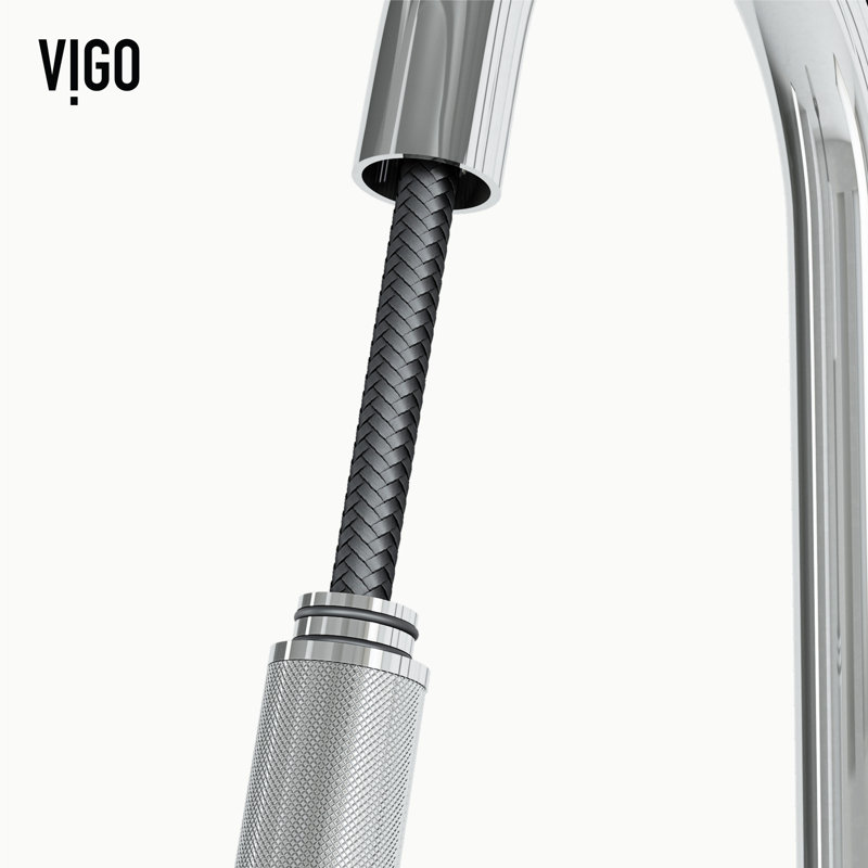 Gramercy 17" H 1-handle Pull-Down Touchless Kitchen Faucet, Chrome