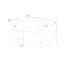 Repose-pieds Fionnula avec housses de coussin Sunbrella-28331569