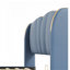 Structure de lit tapissier très grand en cuir, cadre de lit moderne avec tête de lit à oreilles, lit plateforme tapissier avec pied de lit ondulé, pas de sommier nécessaire, bleu antique-1342709885-1342709881