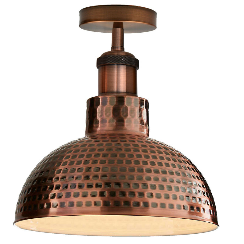 Kari Semi Flush Mount, Copper