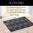 Welcome Rubber Door Mat 30x17 Inches