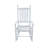 Wooden Porch Rocker Chair  WHITE, Without Mat