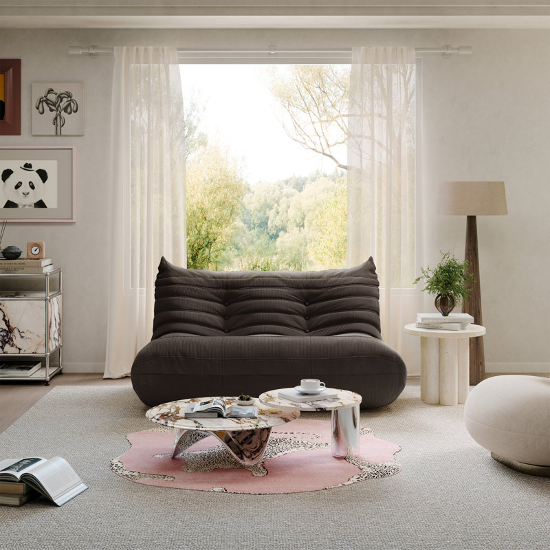 Fauteuil à billes Casto Lazy, Brun