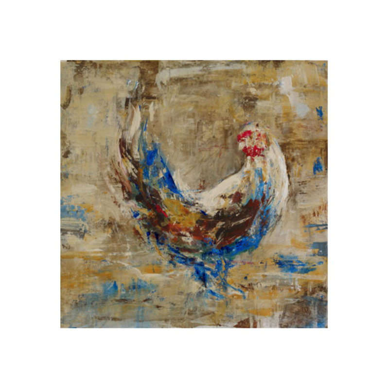 Fowl Play I Print, Knife Gel, 40" H x 40" W
