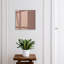 Key box, Opens to the left, 30x30x5, White, Solid orange color energy heat, -436613809