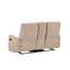 Causeuse avec console, beige