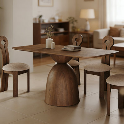 Retro-style dining table