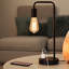 Lampe de bureau en métal avec prise USB