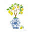 Toile tendue avec châssis Lark Manor ™ Zaman, Farida, titrée: Lemon Chinoiserie II-40519209
