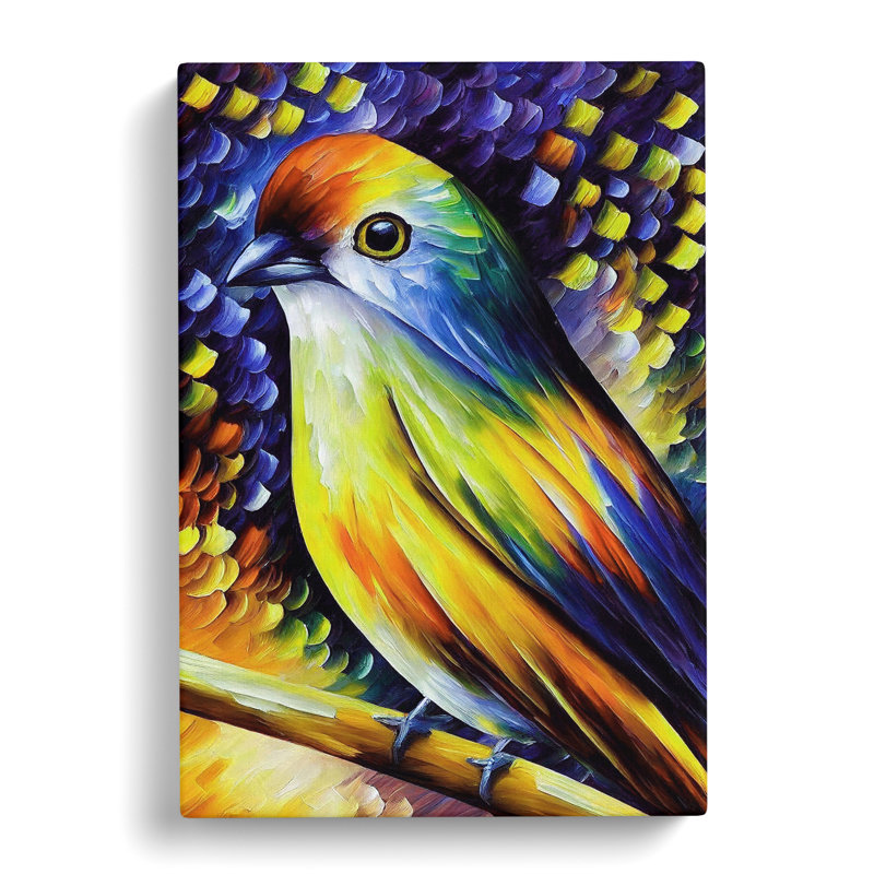 Lone Bird No.2 - Wrapped Canvas Print, 50cm H x 35cm W x 3cm D
