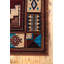 Tapis bordeaux Ely-1874958514