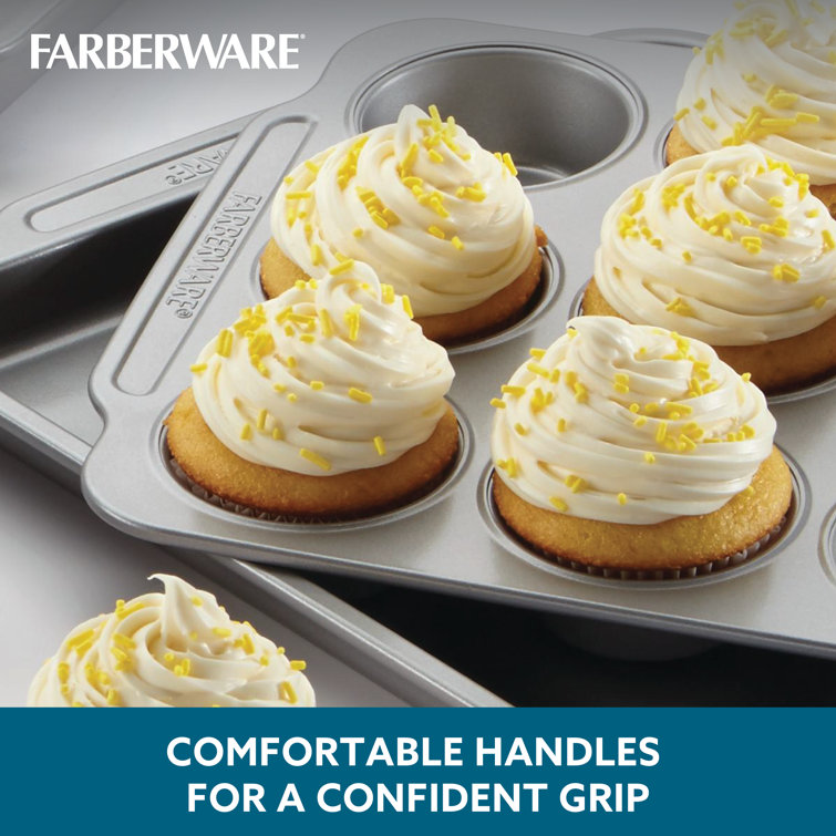 2023 Farberware 10-Piece Nonstick Bakeware Set with Cooling Rack